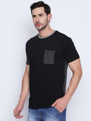 black striped pocket t-shirt - 16194988 - Standard Image - 2