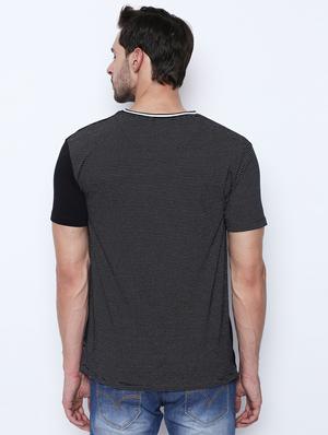 black striped pocket t-shirt - 16194988 - Standard Image - 3