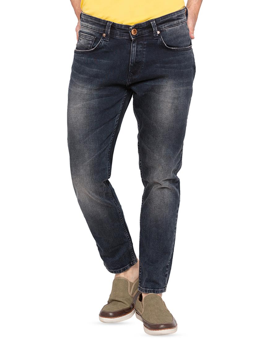 blue heavy washed jeans - 16195820 - Zoom Image - 1