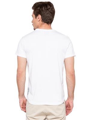 white chest print tshirt - 16195841 - Standard Image - 3