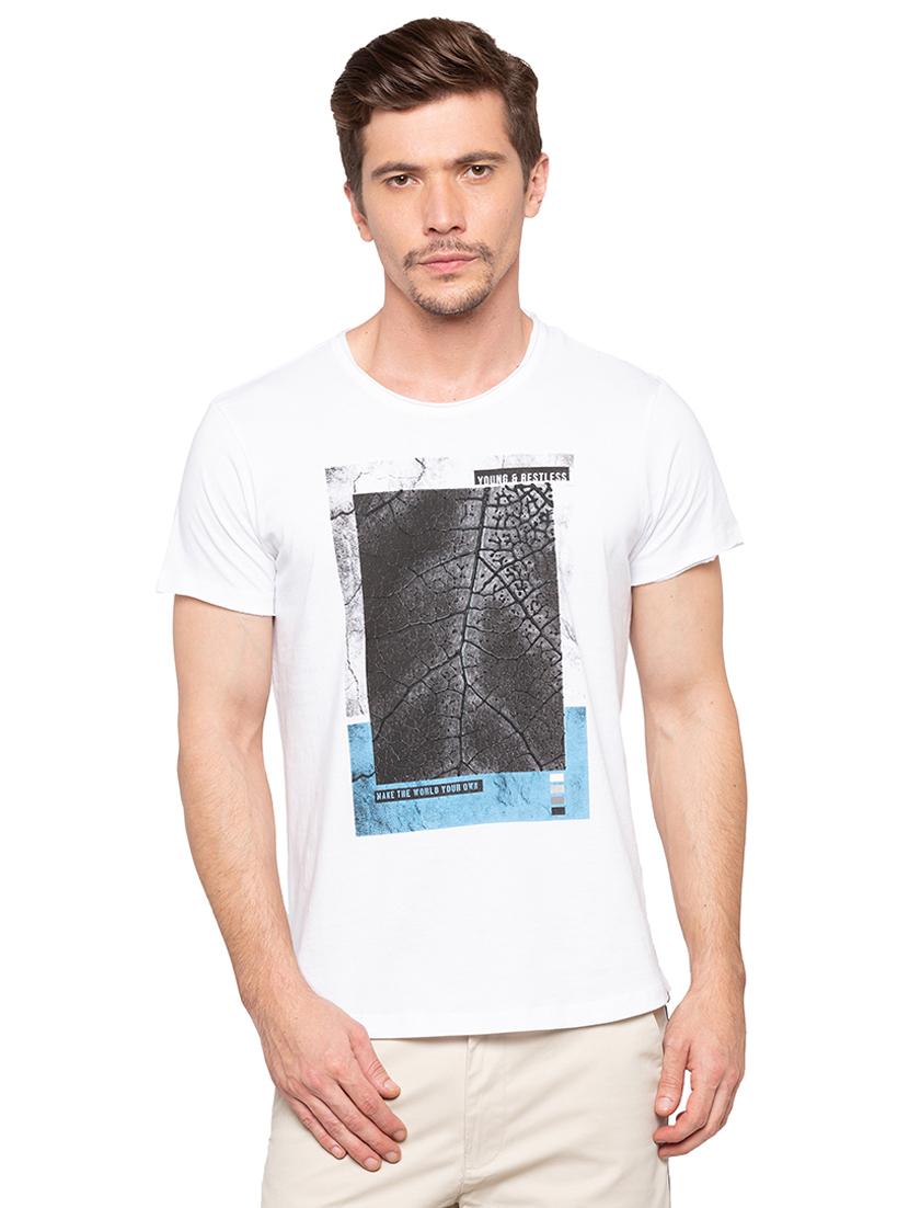 white chest print tshirt - 16195841 - Zoom Image - 1