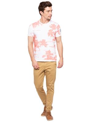 white tropical all over print tshirt - 16195846 - Standard Image - 4