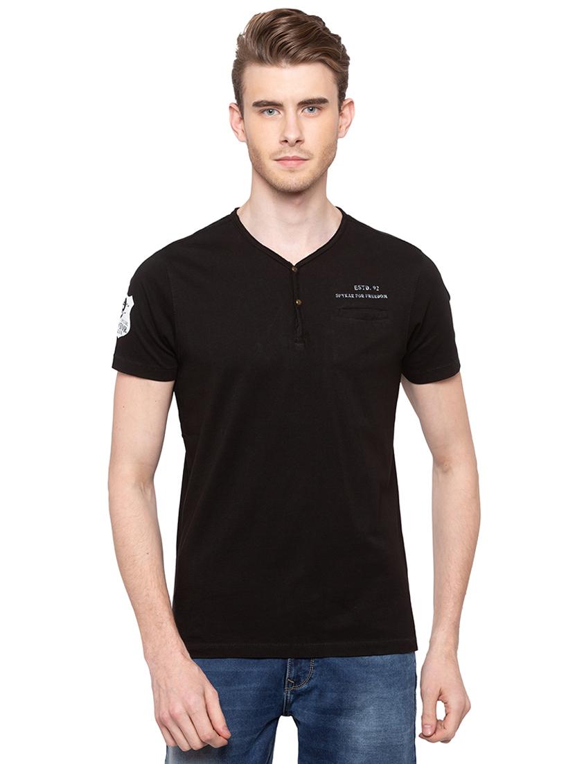 black solid pocket tshirt - 16195895 - Zoom Image - 1