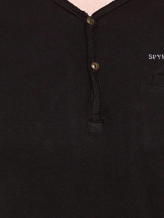 black solid pocket tshirt - 16195895 - Zoom Image - 5