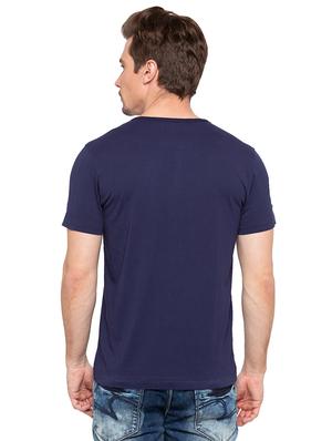 blue solid pocket tshirt - 16195896 - Standard Image - 3