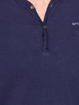 blue solid pocket tshirt - 16195896 - Standard Image - 5