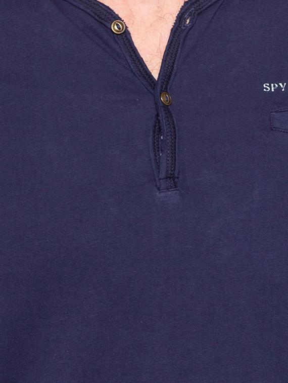 blue solid pocket tshirt - 16195896 - Zoom Image - 5