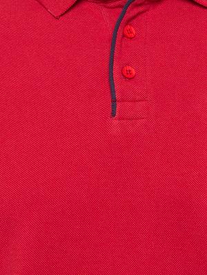 red cotton backprint t-shirt - 16195919 - Standard Image - 5