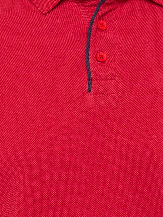red cotton backprint t-shirt - 16195919 - Zoom Image - 5