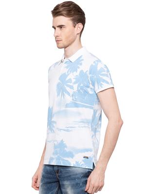 white tropical all over print tshirt - 16195924 - Standard Image - 2
