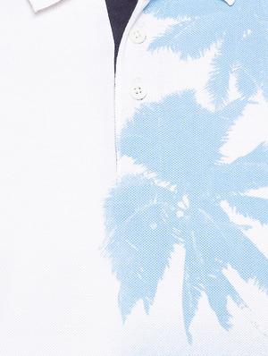 white tropical all over print tshirt - 16195924 - Standard Image - 5
