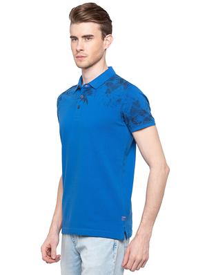 blue tropical chest print tshirt - 16195945 - Standard Image - 2