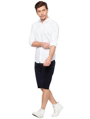 white printed casual shirt - 16196404 - Standard Image - 4