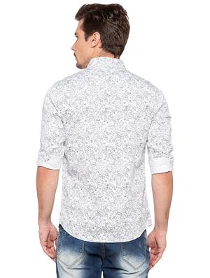 white floral printed casual shirt - 16196420 - Standard Image - 3