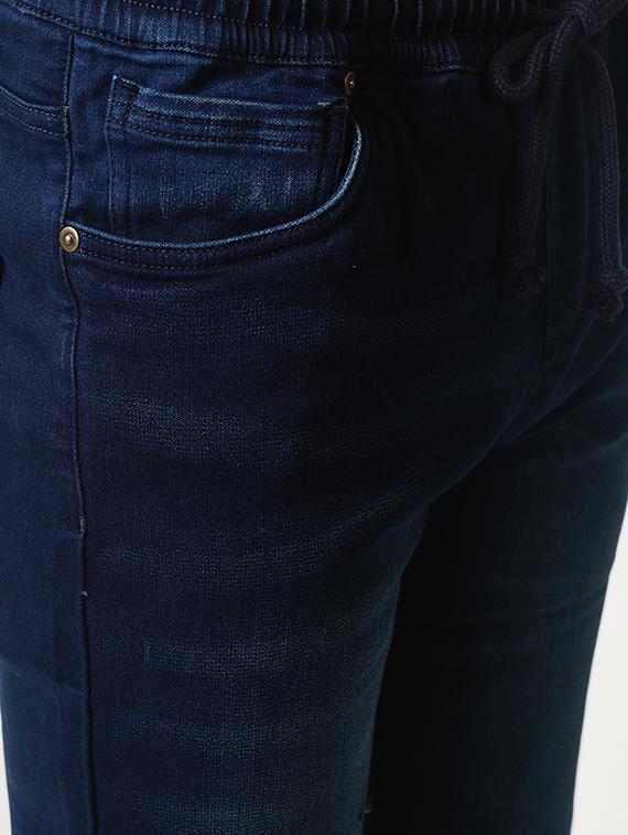 blue washed denim shorts - 16196655 - Zoom Image - 5
