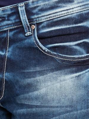blue heavy washed jeans - 16197860 - Standard Image - 5