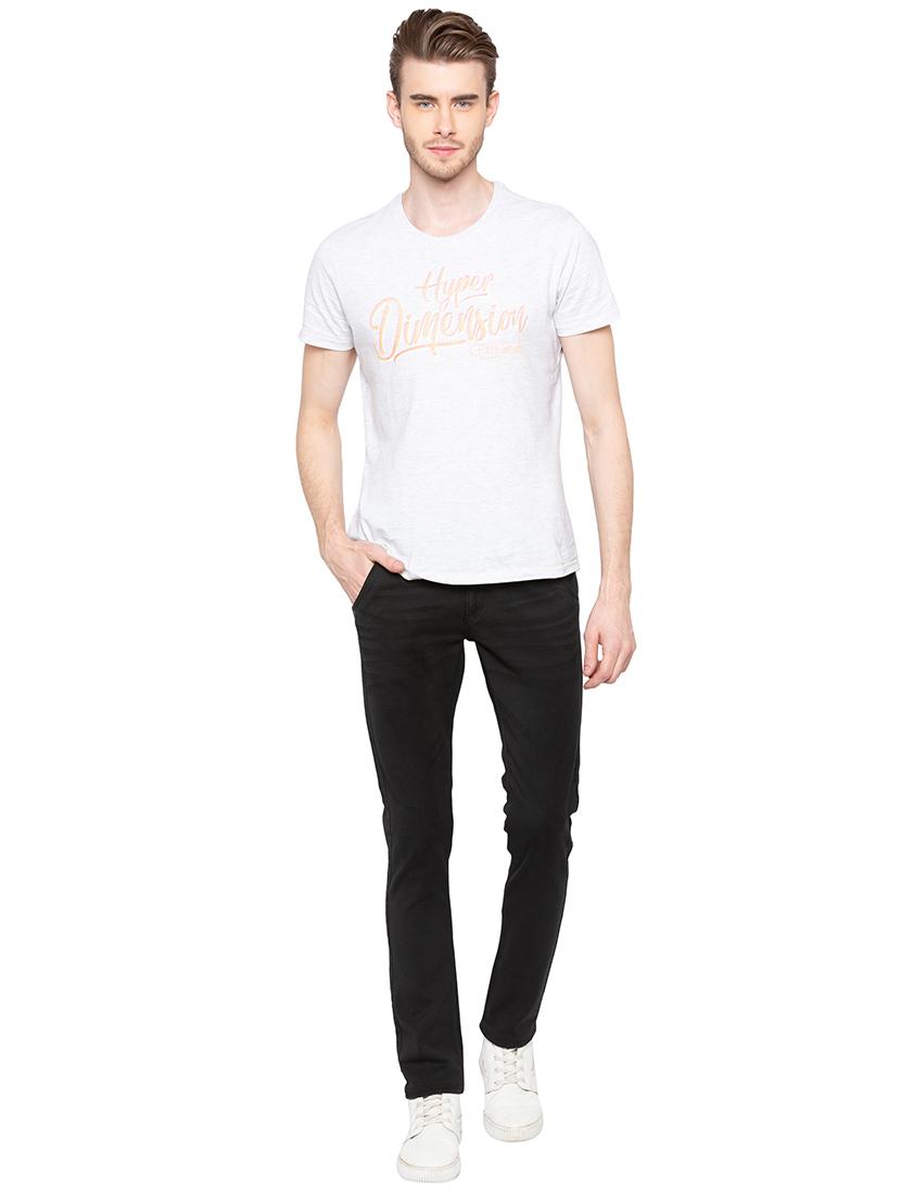 black plain denim jeans - 16197861 - Zoom Image - 4