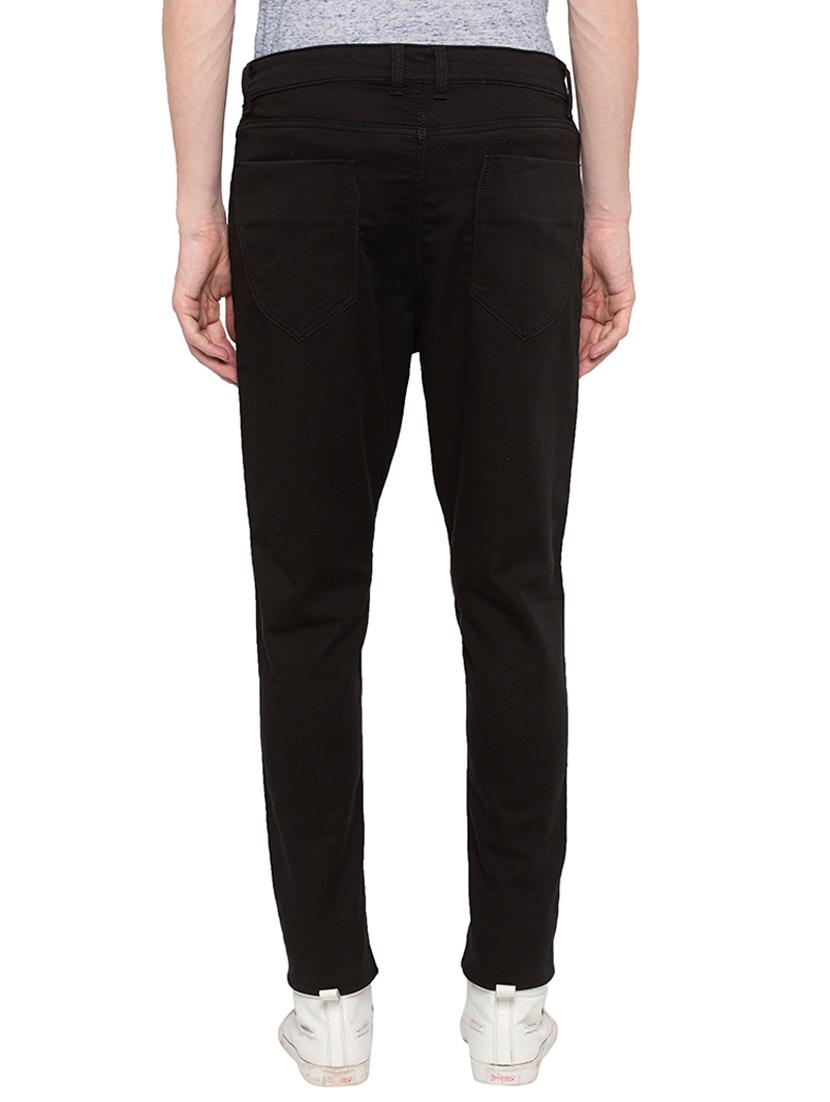 black plain denim jeans - 16197877 - Zoom Image - 3