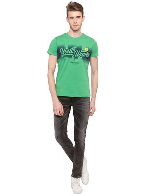 black heavy washed jeans - 16197887 - Standard Image - 4