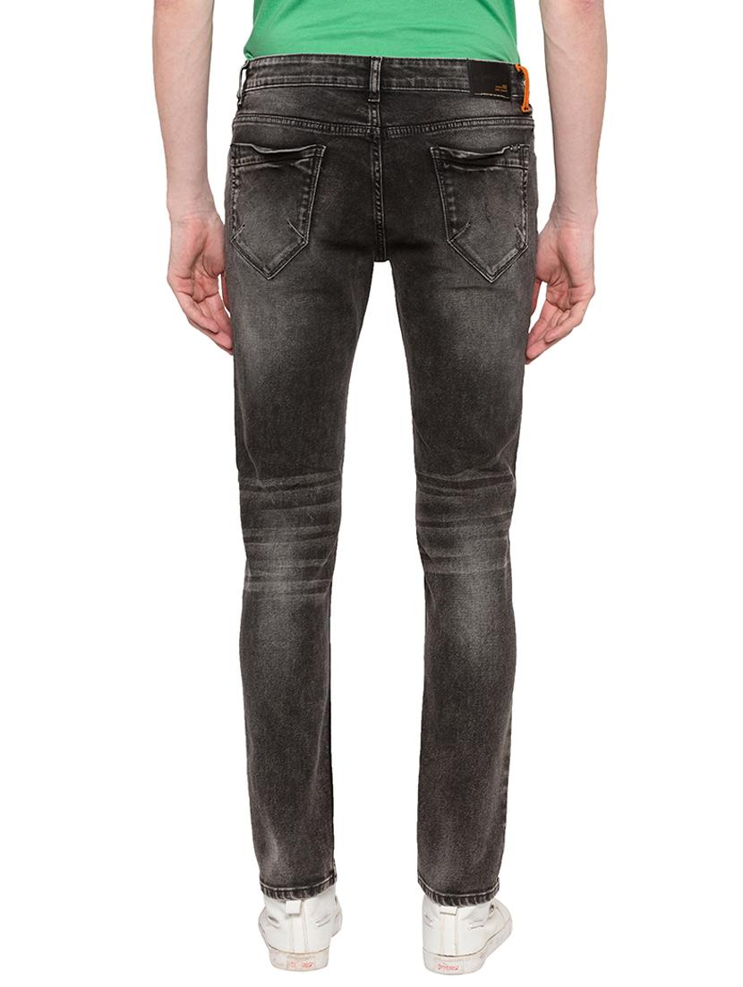 black heavy washed jeans - 16197887 - Zoom Image - 3