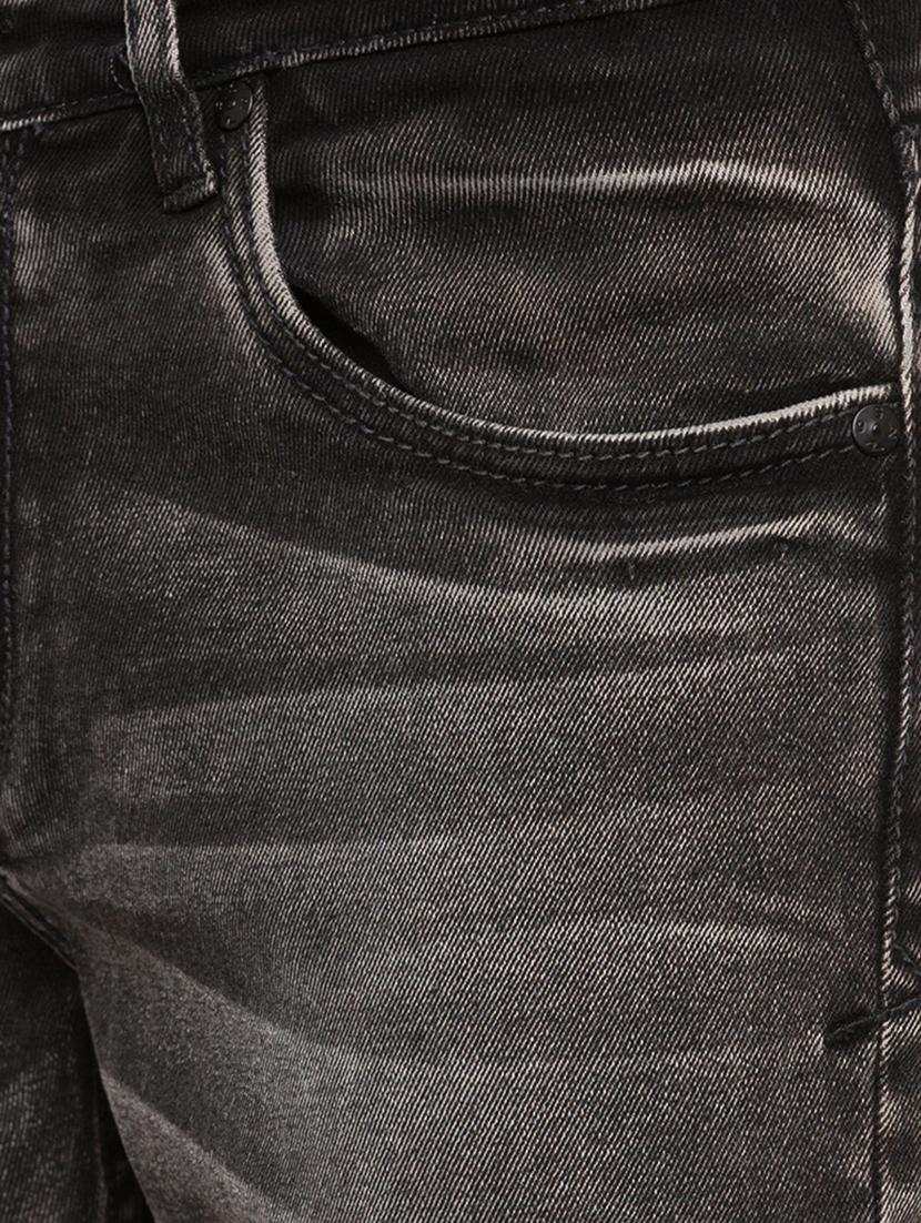 black heavy washed jeans - 16197887 - Zoom Image - 5