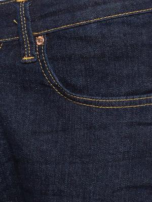 navy blue plain denim jeans - 16197904 - Standard Image - 5