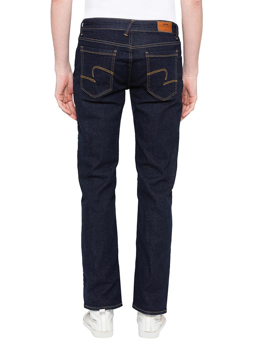 navy blue plain denim jeans - 16197904 - Zoom Image - 3