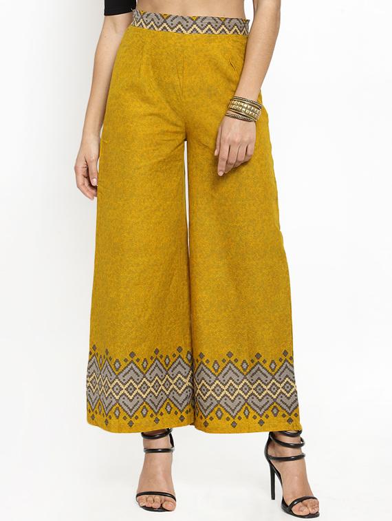 Printed flared ethnic dress - 16199726 - Zoom Image - 1