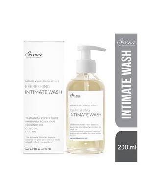 sirona natural ph balanced intimate wash helps reduce odor, itching & maintains hygiene for men and women - 200 ml - 16200435 - Standard Image - 4