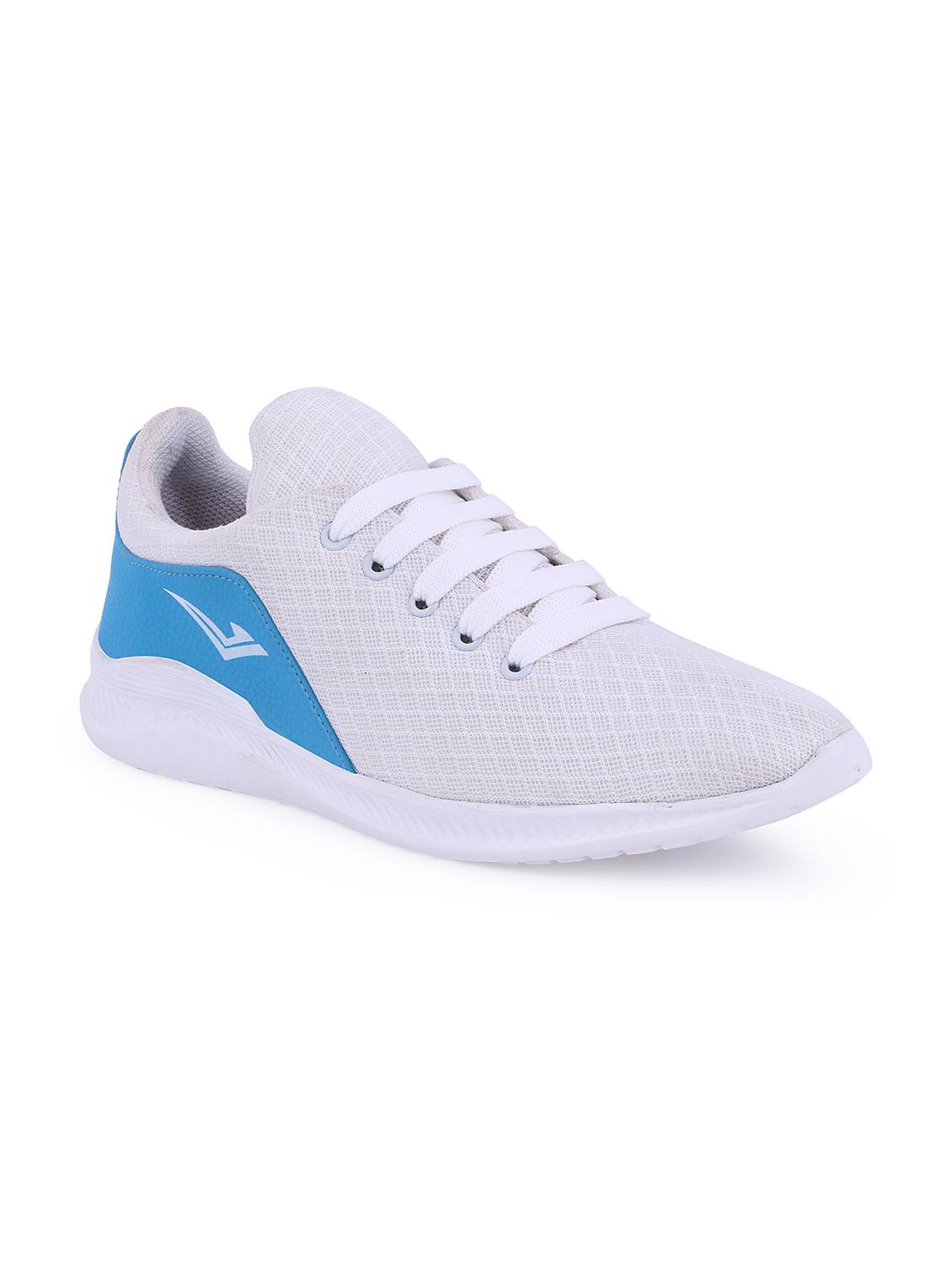 white mesh lace up sport shoes - 16200490 - Zoom Image - 1