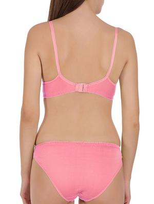 lace detail bra and panty set - 16200583 - Standard Image - 2