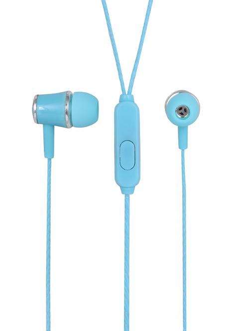 blue plastic in ear phones - 16200858 - Very Small Image - 1