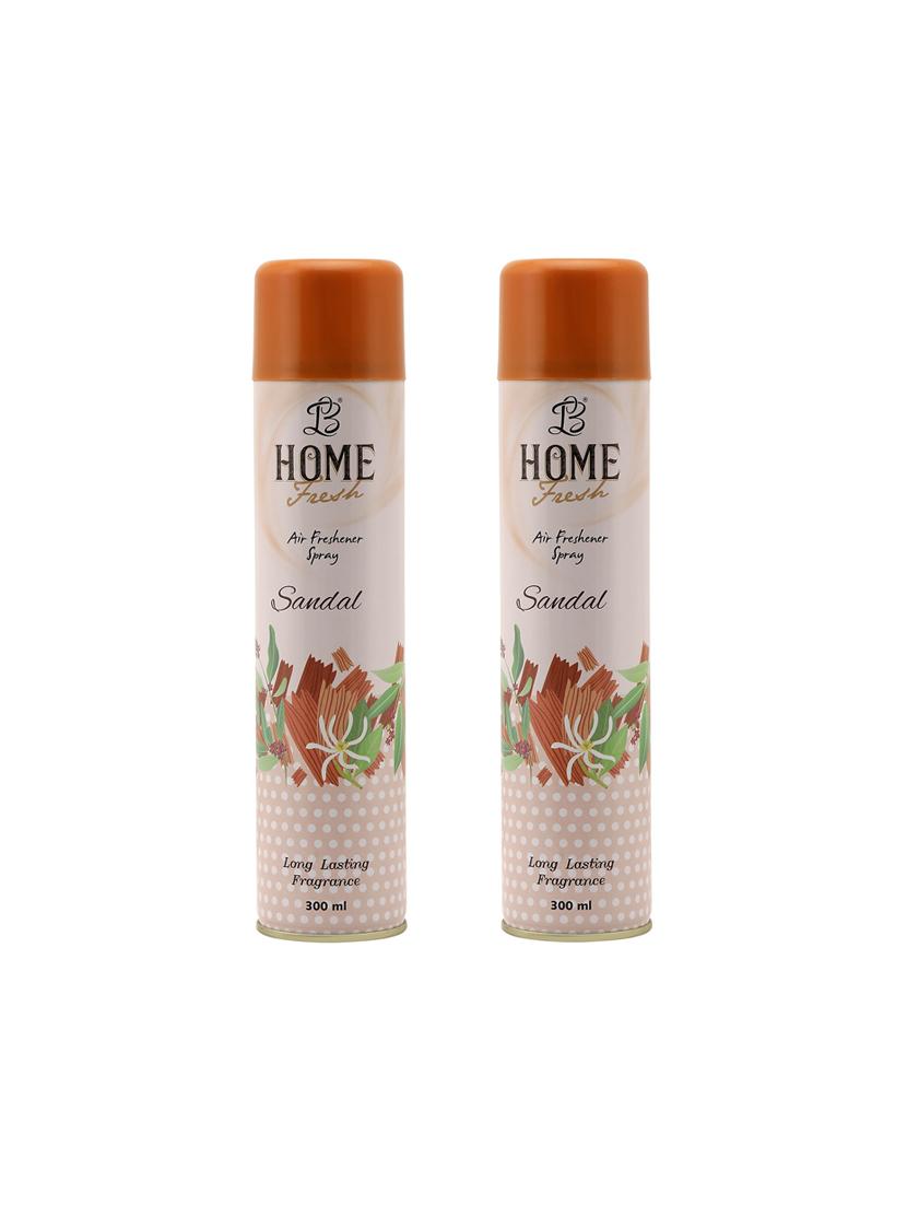 HOME Fresh Sandal Wood Fragrance?Air Freshener for HOME/Office /Car/Room (Pack of 2 -300 ml each) - 16201403 - Zoom Image - 1
