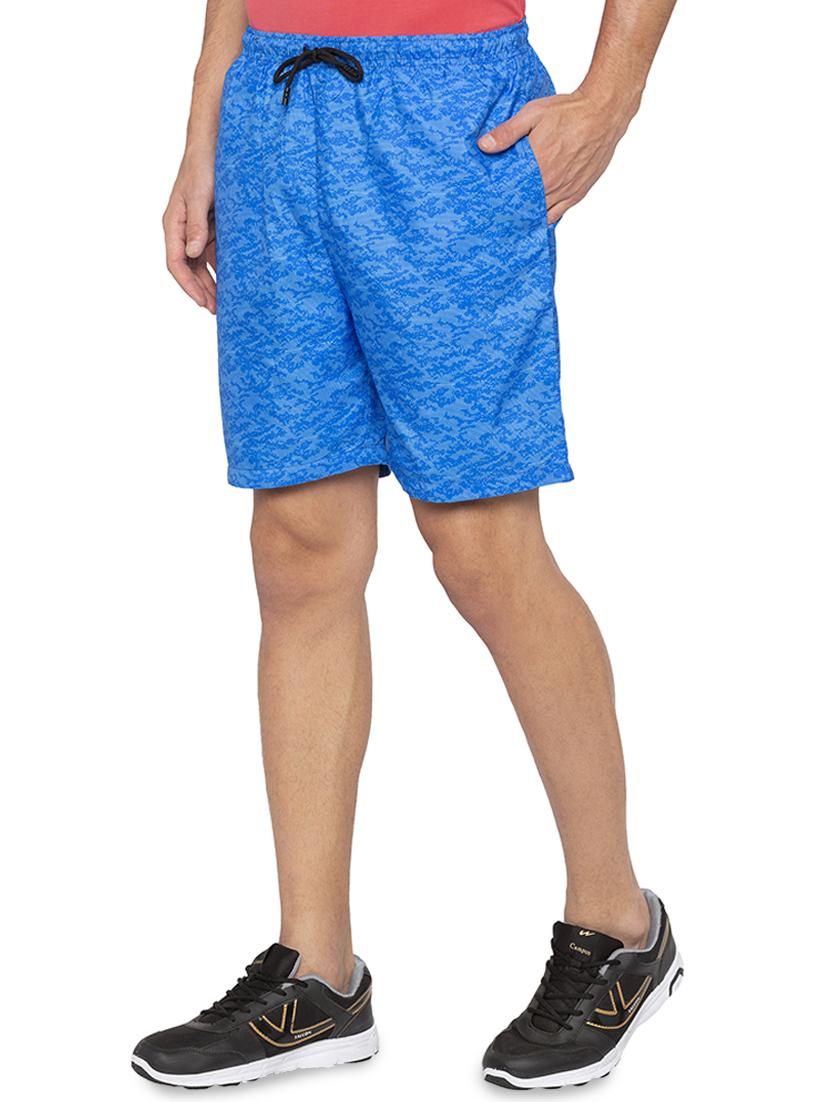 blue printed shorts - 16201595 - Zoom Image - 2