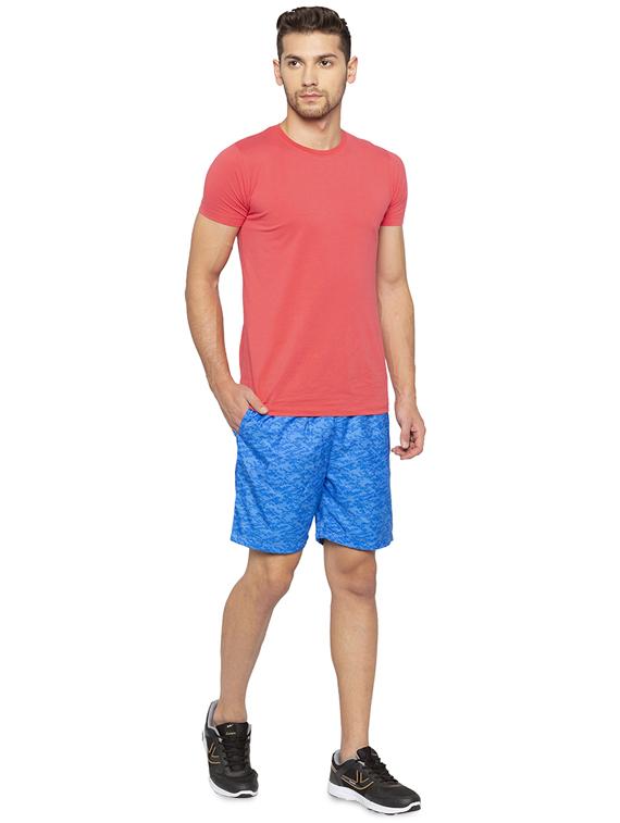 blue printed shorts - 16201595 - Zoom Image - 4