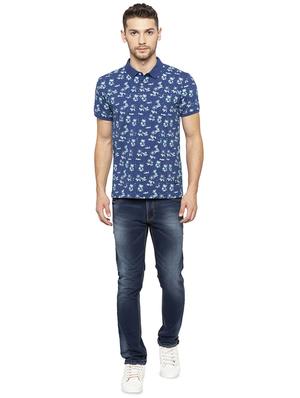 blue all over print t-shirt - 16201604 - Standard Image - 4