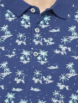 blue all over print t-shirt - 16201604 - Standard Image - 5