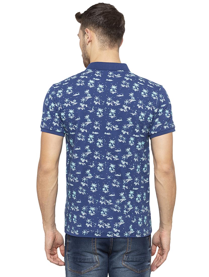 blue all over print t-shirt - 16201604 - Zoom Image - 3