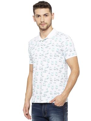 white all over print t-shirt - 16201605 - Standard Image - 2