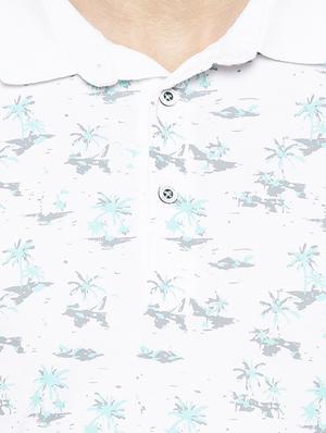 white all over print t-shirt - 16201605 - Standard Image - 5