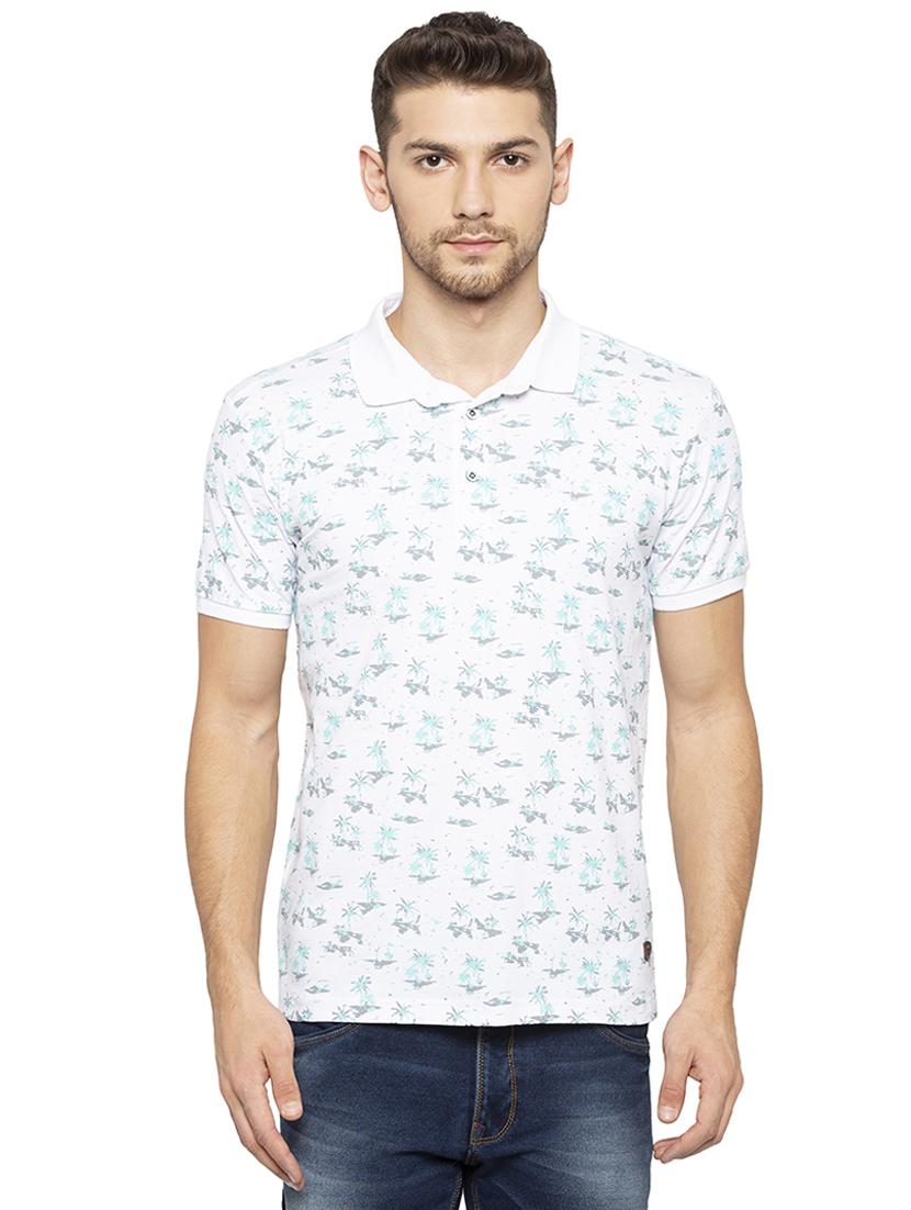 white all over print t-shirt - 16201605 - Zoom Image - 1