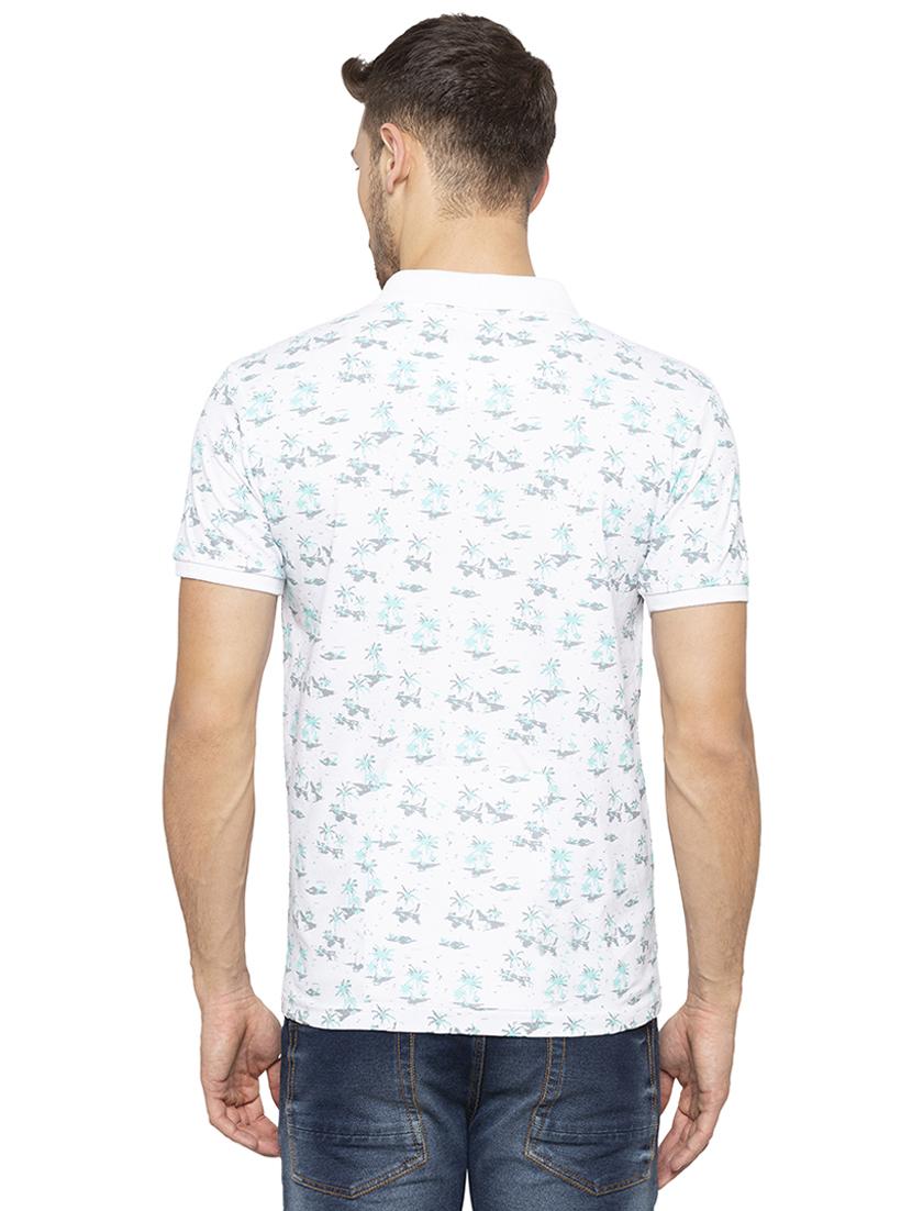 white all over print t-shirt - 16201605 - Zoom Image - 3