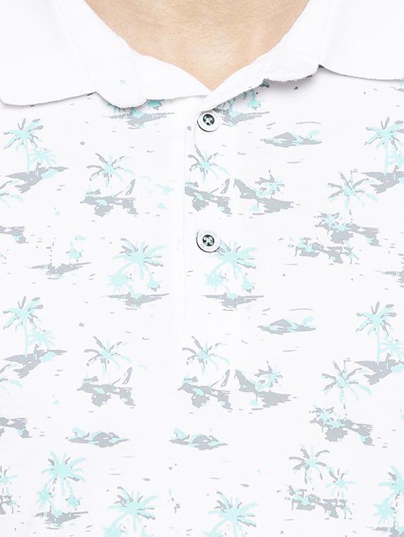 white all over print t-shirt - 16201605 - Zoom Image - 5