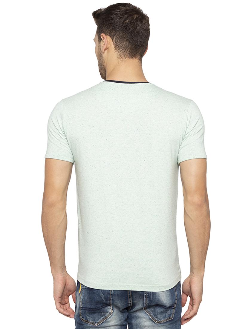 green solid t-shirt - 16201607 - Zoom Image - 3