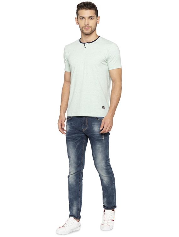 green solid t-shirt - 16201607 - Zoom Image - 4