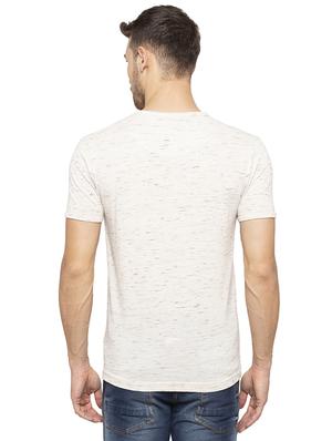 beige henley neck t-shirt - 16201619 - Standard Image - 3