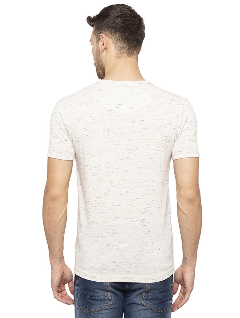 beige henley neck t-shirt - 16201619 - Zoom Image - 3