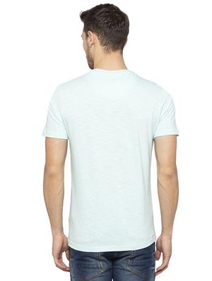 green chest print t-shirt - 16201636 - Standard Image - 3