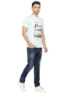 green chest print t-shirt - 16201636 - Standard Image - 4