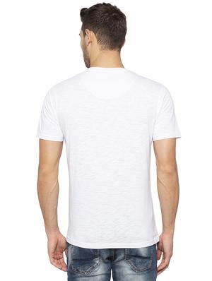 white front print t-shirt - 16201638 - Standard Image - 3